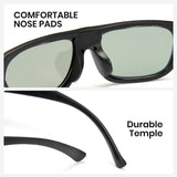 0.1 Seconds Photochromic Polarized Sunglasses with Blue Light Blocking P1153