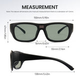 0.1 Seconds Photochromic Polarized Sunglasses with Blue Light Blocking P1153
