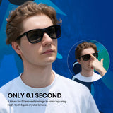 Cyxus 0.1 Seconds Smart 4 Manual Tint Modes Photochromic Polarized Sunglasses P1301