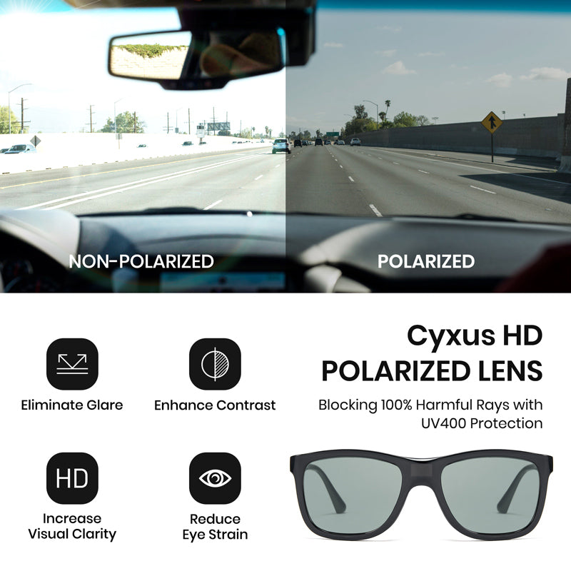 Cyxus 0.1 Seconds Smart 4 Manual Tint Modes Photochromic Polarized Sunglasses P1301
