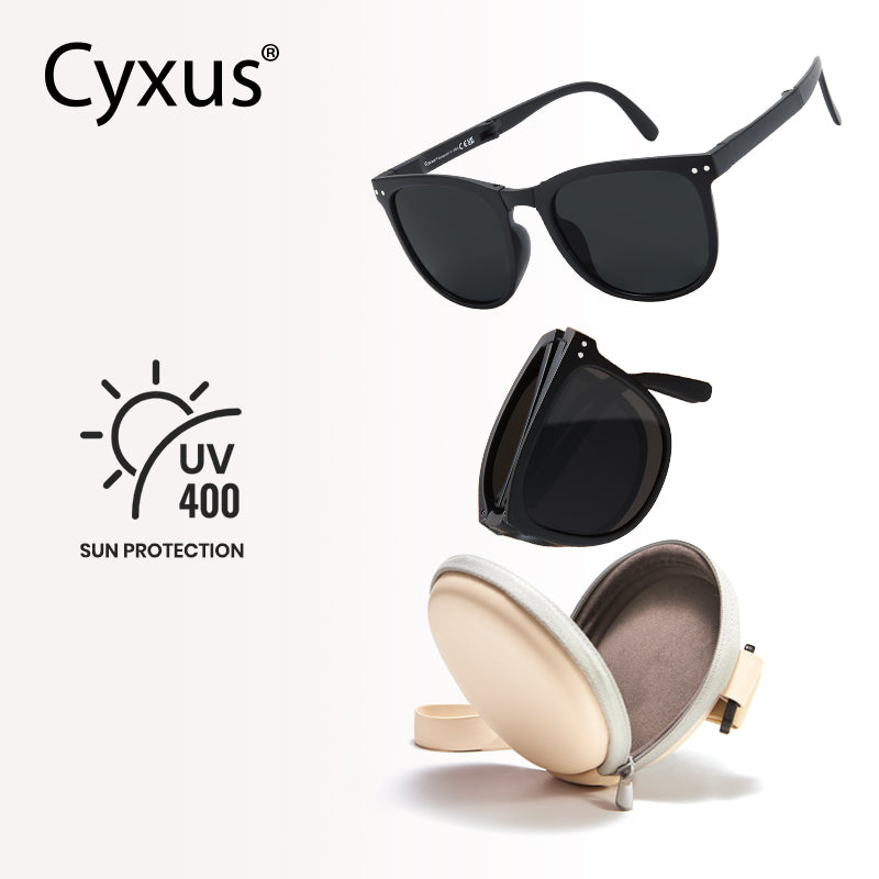 Cyxus Custom Personalized Polarized Foldable Sunglasses UV400 Protection 1019