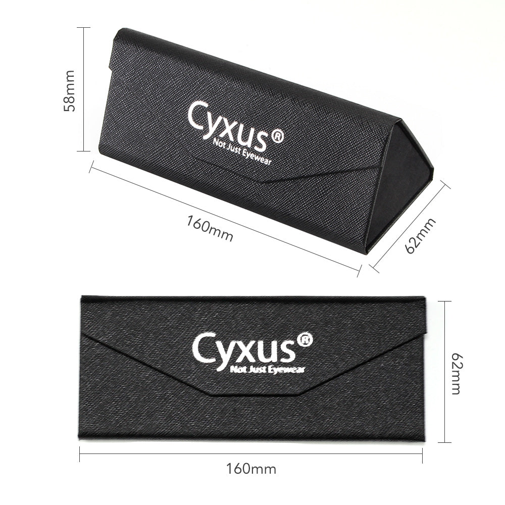 Cyxus Triangle Eyeglasses Case Glasses Case cyxus