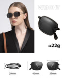 Cyxus Foldable Metal UV400 Protection Polarized Sunglasses 1016