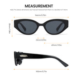 Y2K Style Non Polarized Sunglasses 1067