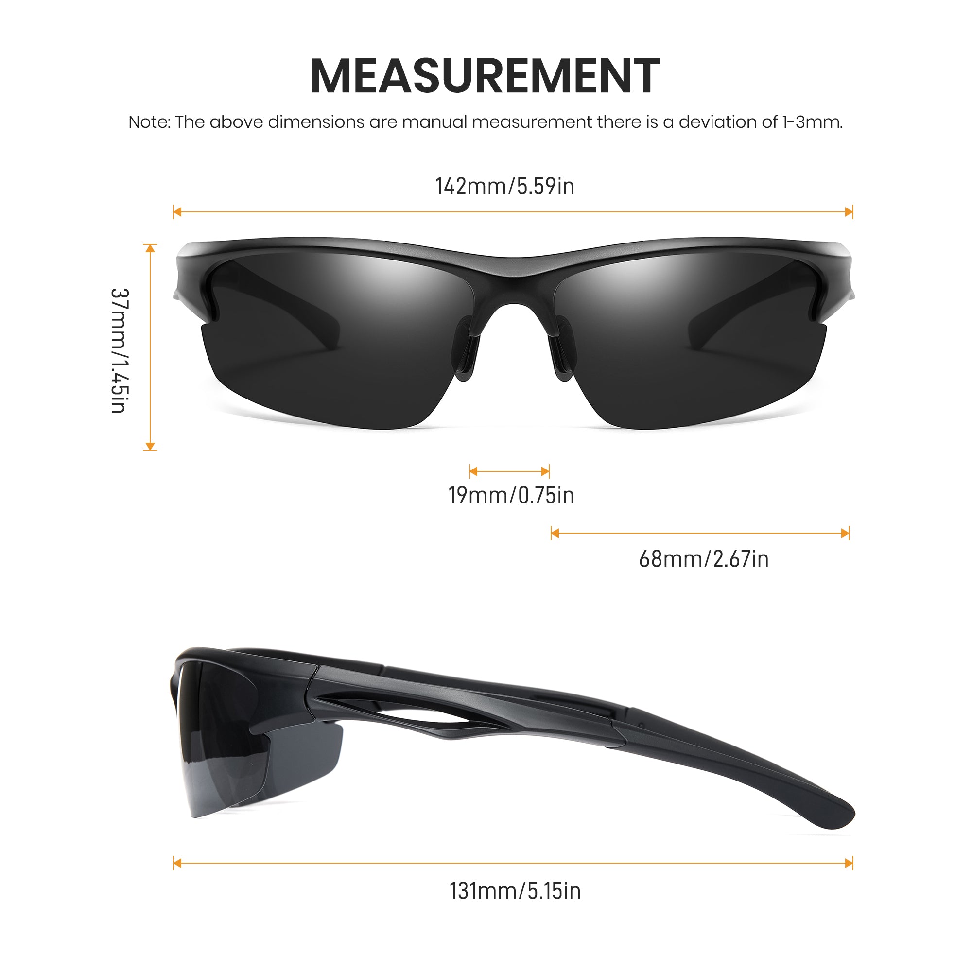 Sport Polarized Sunglasses 1071