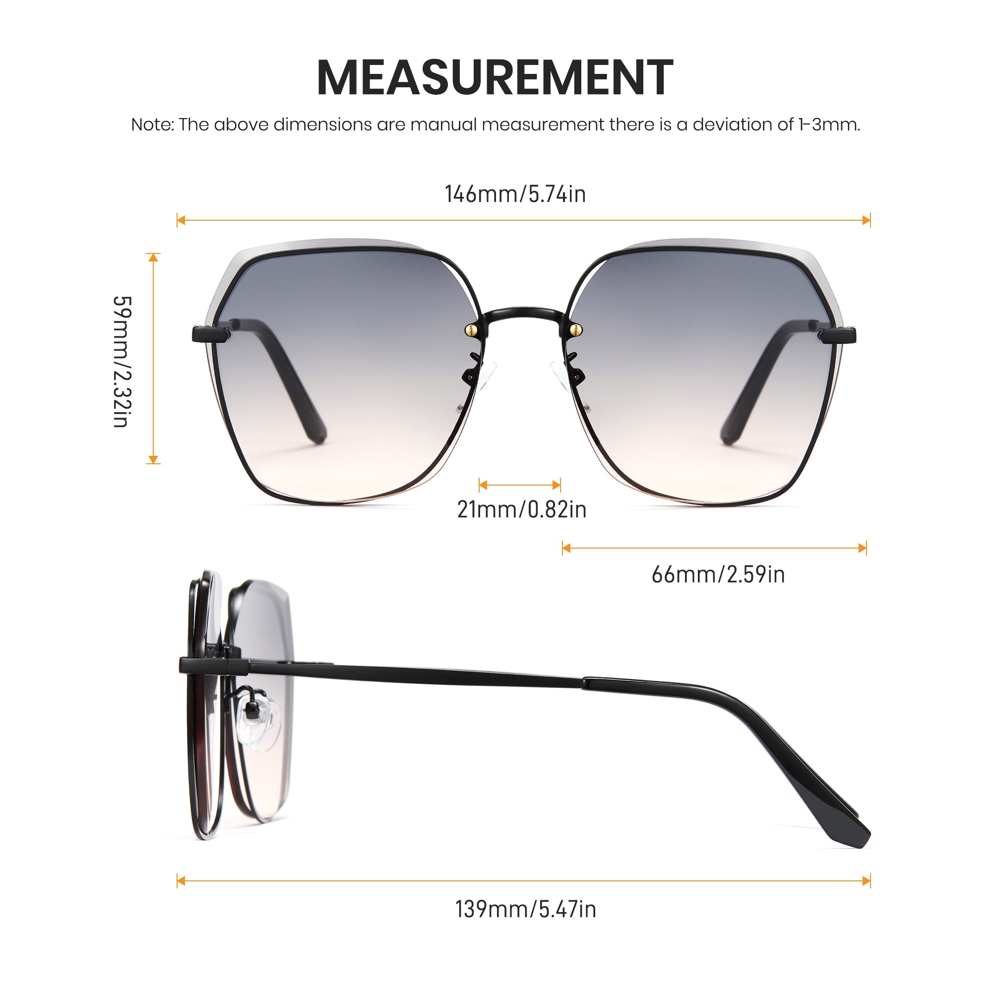 Non Polarized Sunglasses 1077