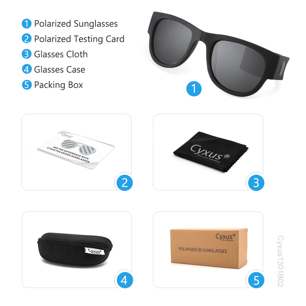 Tap-on Sunglasses 1301 Sunglasses cyxus