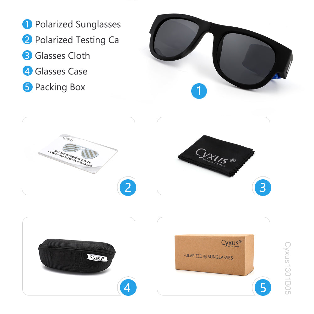 Tap-on Sunglasses 1301 Sunglasses cyxus
