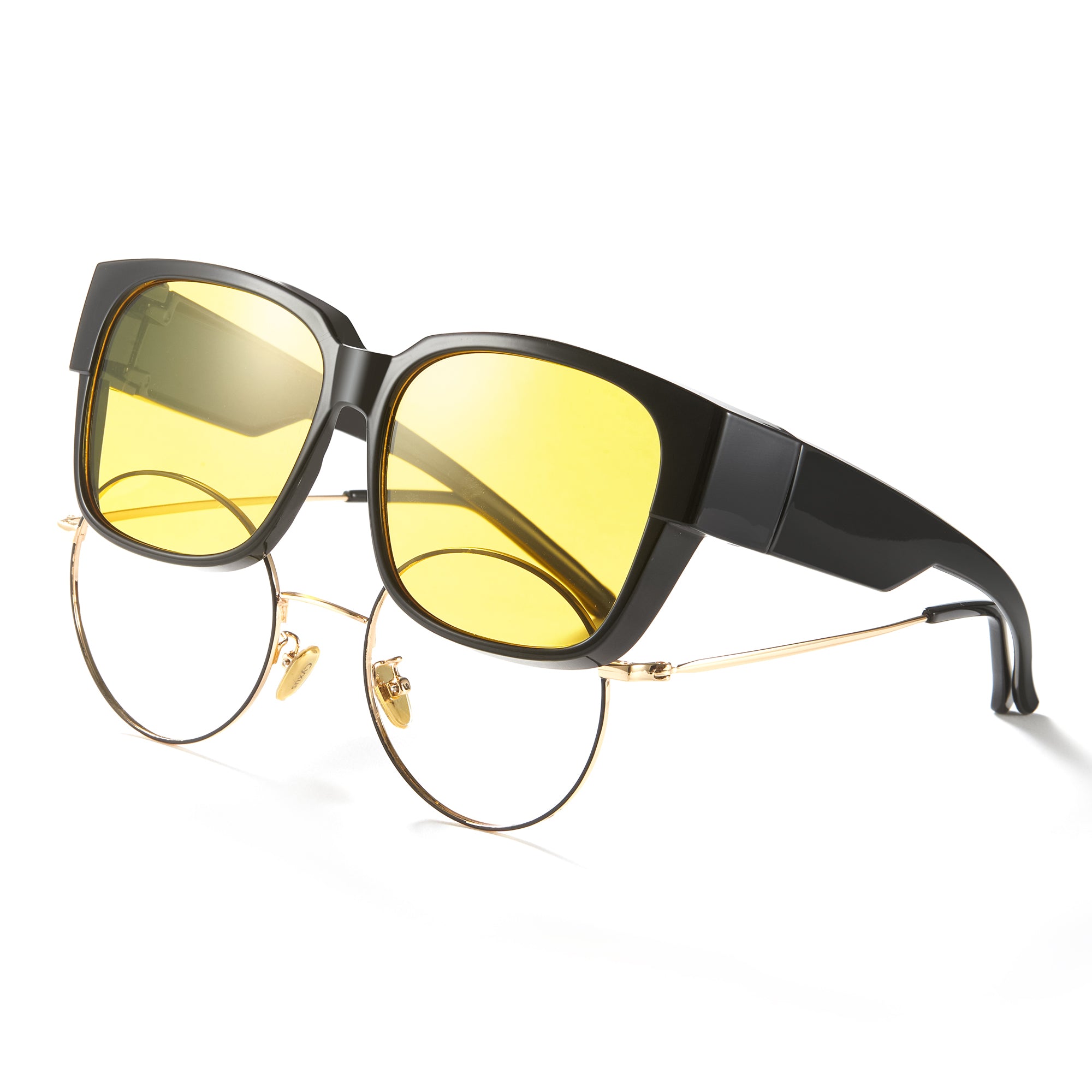 TAC Fit Over Wraparound Polarized Sunglasses 1821