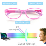 Blue Light Blocking Glasses for Kids 6800 Computer Glasses cyxus