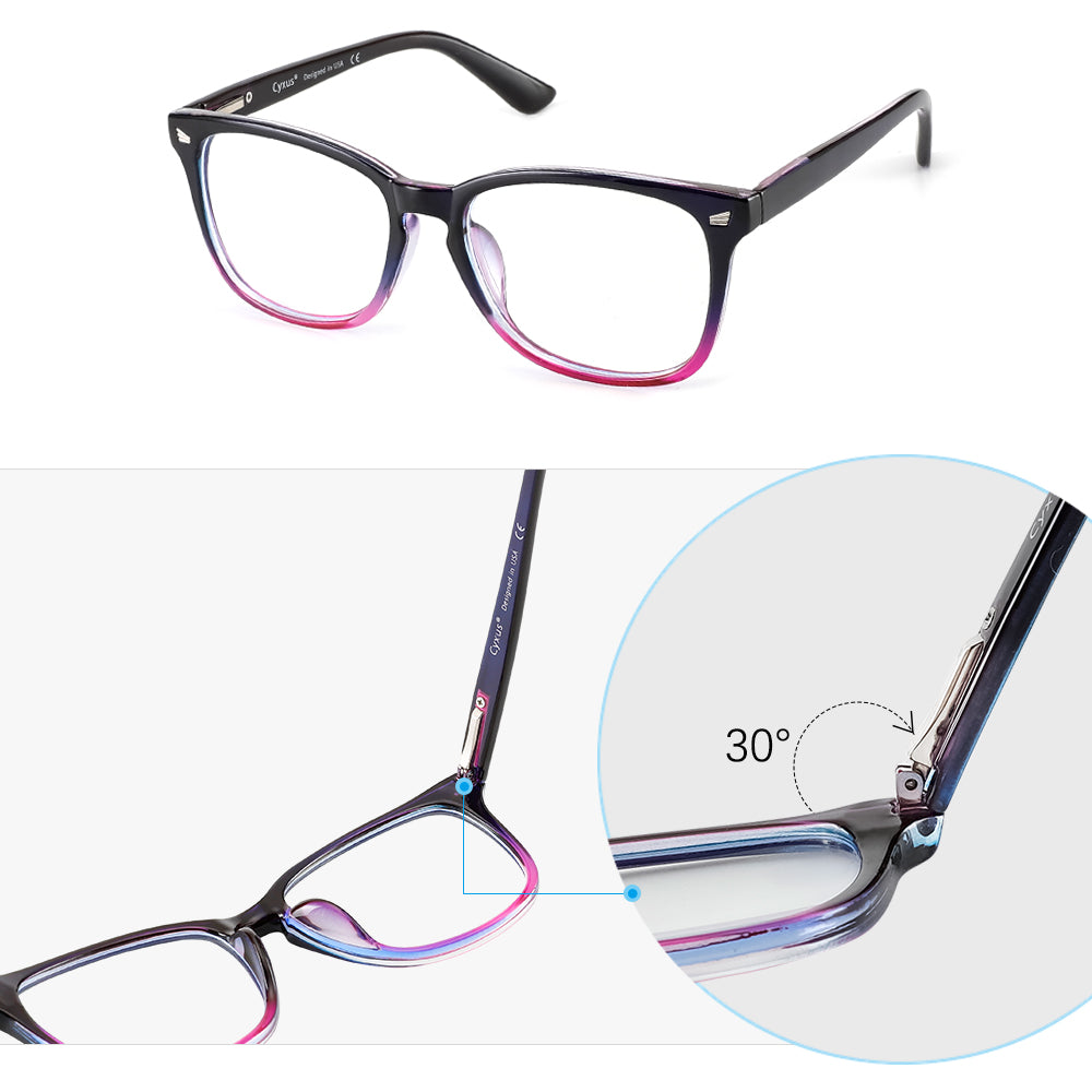 Blue Light Blocking Glasses Structure Diagram