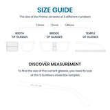 SIZE GUIDE:The size of the frame consists of 3 different numbers