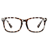 Retro Style Anti-Blue Light & Prescription Glasses-White Tortoise