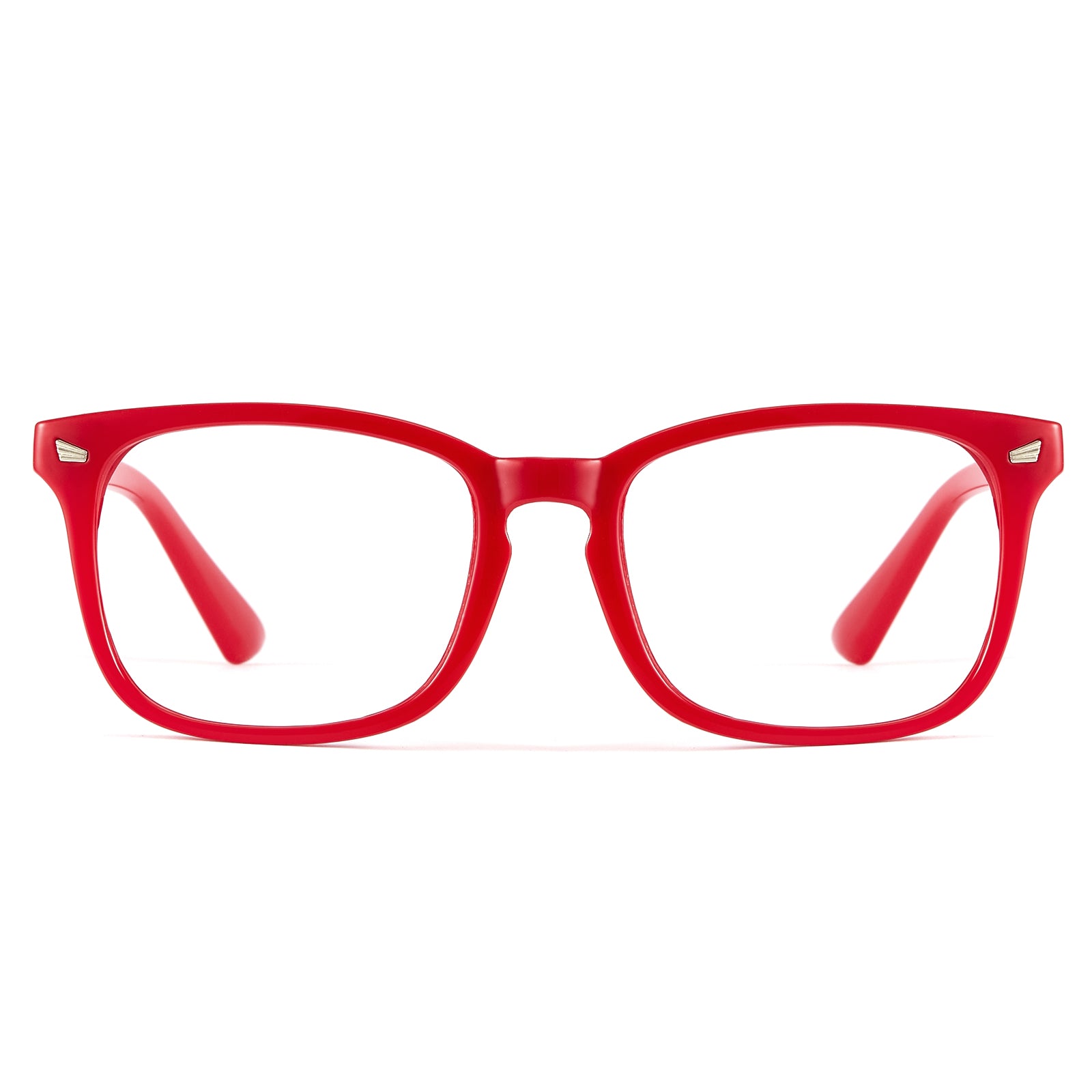 Red Retro Style Anti-Blue Light & Prescription Glasses