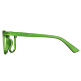 Matte green glasses frame