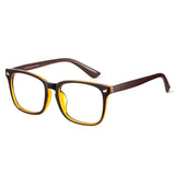 Brown Tea Yellow Glasses Frame