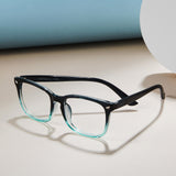 Blue Gradient Glasses Frame