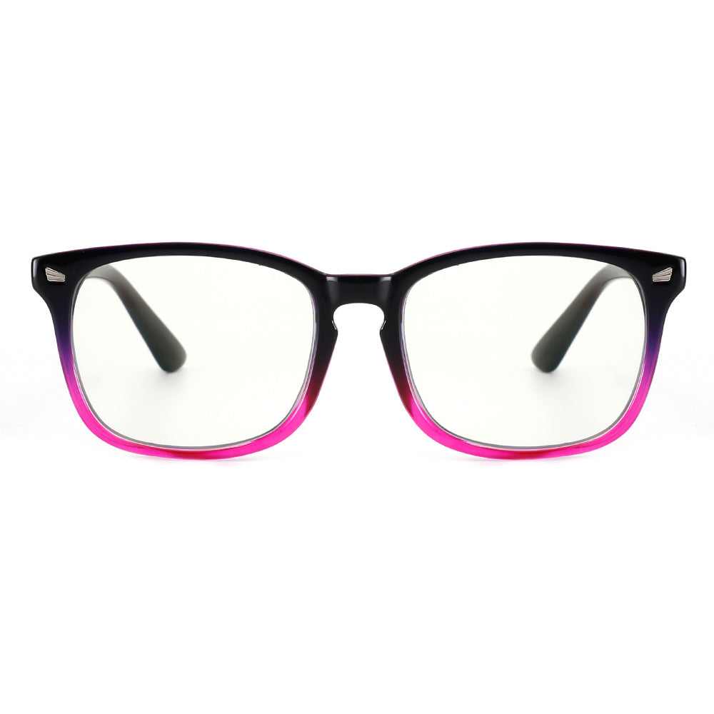 Pink Gradient Retro Style Anti-Blue Light & Prescription Glasses