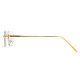 Cyxus Rimless Square Photochromic Glasses 8127