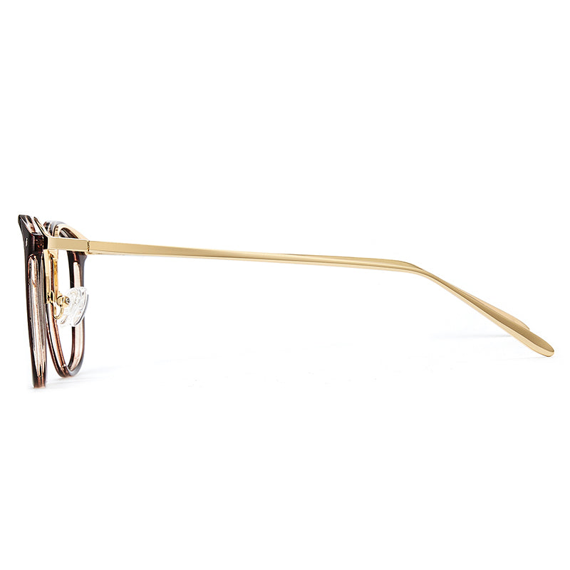 Tea brown glasses temples