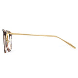Tea brown glasses temples