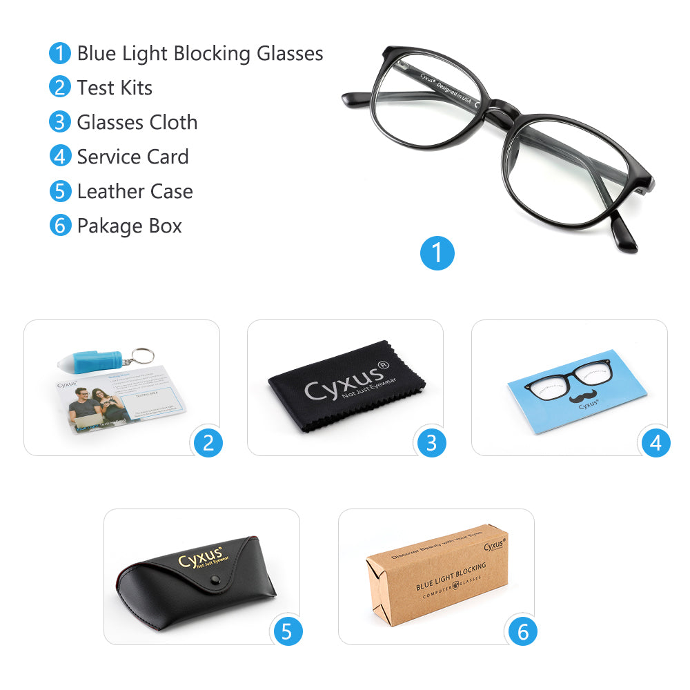 Blue Light Blocking Glasses Ruven Computer Glasses cyxus