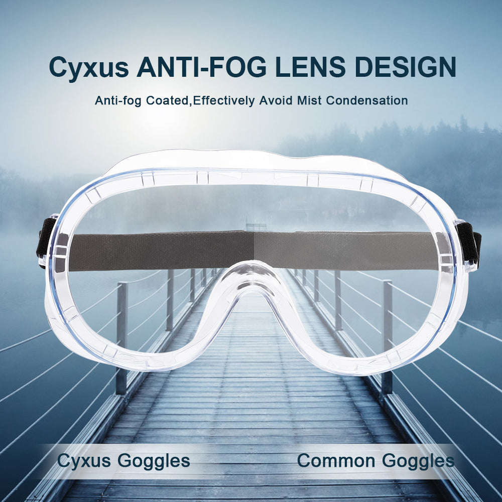 Anti-Fog Anti Virus Medical Safety Goggles Safety Glasses cyxus