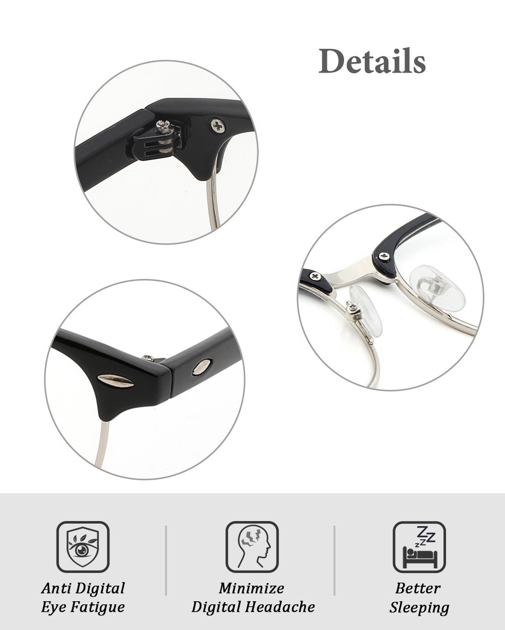 Presbyopia Blue Light Blocking Reading Glasses 2056 Reading Glasses cyxus
