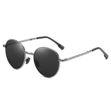Cyxus Round Polarized UV 400 Protection Foldable Sunglasses 1018