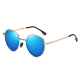 Cyxus Round Polarized UV 400 Protection Foldable Sunglasses 1018