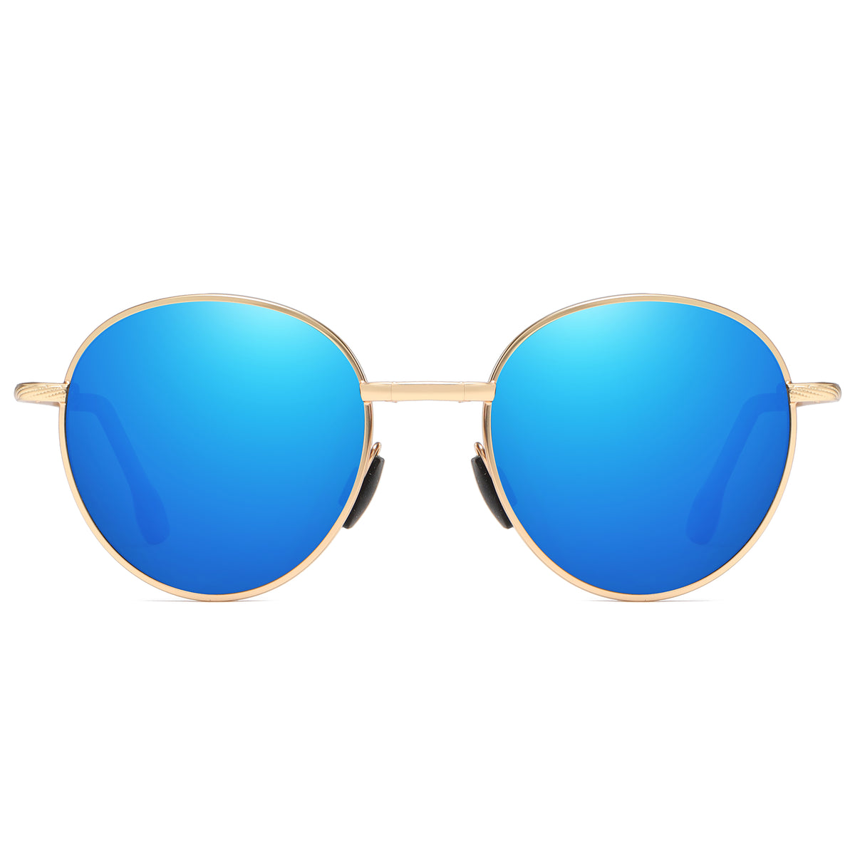 Cyxus Round Polarized UV 400 Protection Foldable Sunglasses 1018