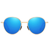 Cyxus Round Polarized UV 400 Protection Foldable Sunglasses 1018