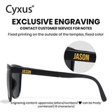 Cyxus Custom Personalized Polarized Foldable Sunglasses UV400 Protection 1019