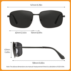 Cyxus Spring Hinge Polarized Sunglasses 1024