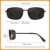 Cyxus Spring Hinge Polarized Sunglasses 1024