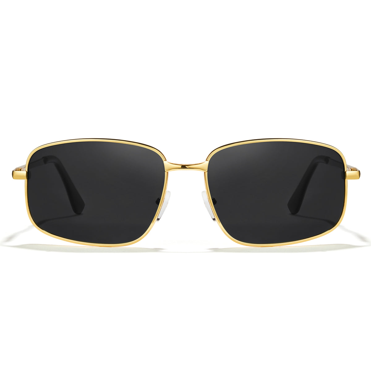 Cyxus Spring Hinge Polarized Sunglasses Metal Frame Anti Glare UV 400 Shade Driving 1024