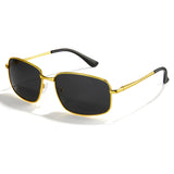Cyxus Spring Hinge Polarized Sunglasses Metal Frame Anti Glare UV 400 Shade Driving 1024