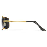 Cyxus Spring Hinge Polarized Sunglasses Metal Frame Anti Glare UV 400 Shade Driving 1024
