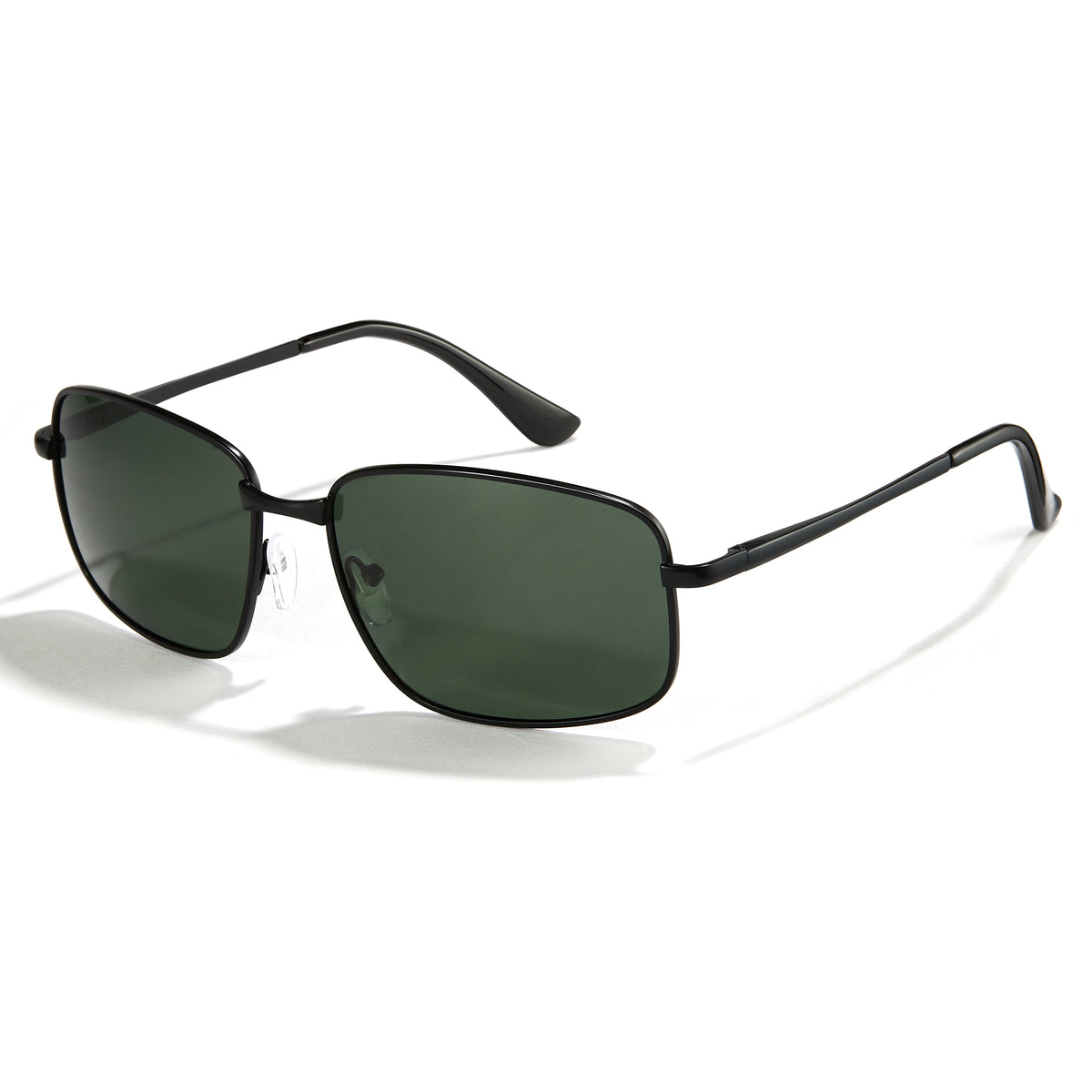 Cyxus Spring Hinge Polarized Sunglasses Metal Frame Anti Glare UV 400 Shade Driving 1024