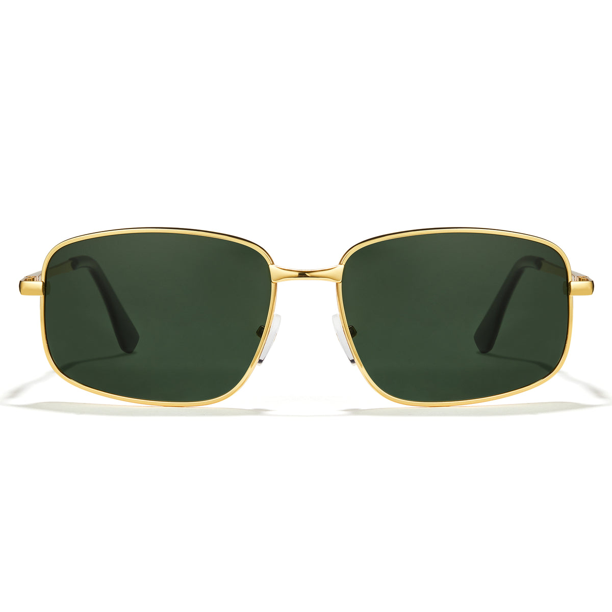Cyxus Spring Hinge Polarized Sunglasses Metal Frame Anti Glare UV 400 Shade Driving 1024