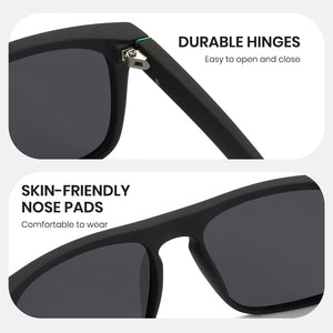 Cyxus Polarized Sunglasses Men Lightweight 1058