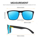 Cyxus Polarized Sunglasses for Men Lightweight Frame UV400 Protection Square Sunglasses 1058