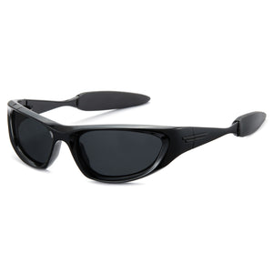 Y2K Style Retro Futuristic Sports Wrapround Polarized Sunglasses 1088