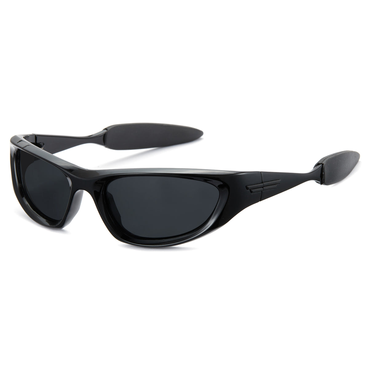 Y2K Style Retro Futuristic Sports Wrapround Polarized Sunglasses 1088