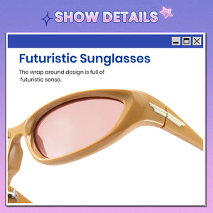 Y2K Style Polarized Sunglasses 1088 - Cyxus