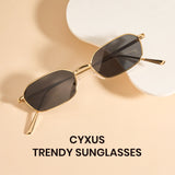Cyxus Polygonal UV400 Protection Non-polarized Sunglasses 1150
