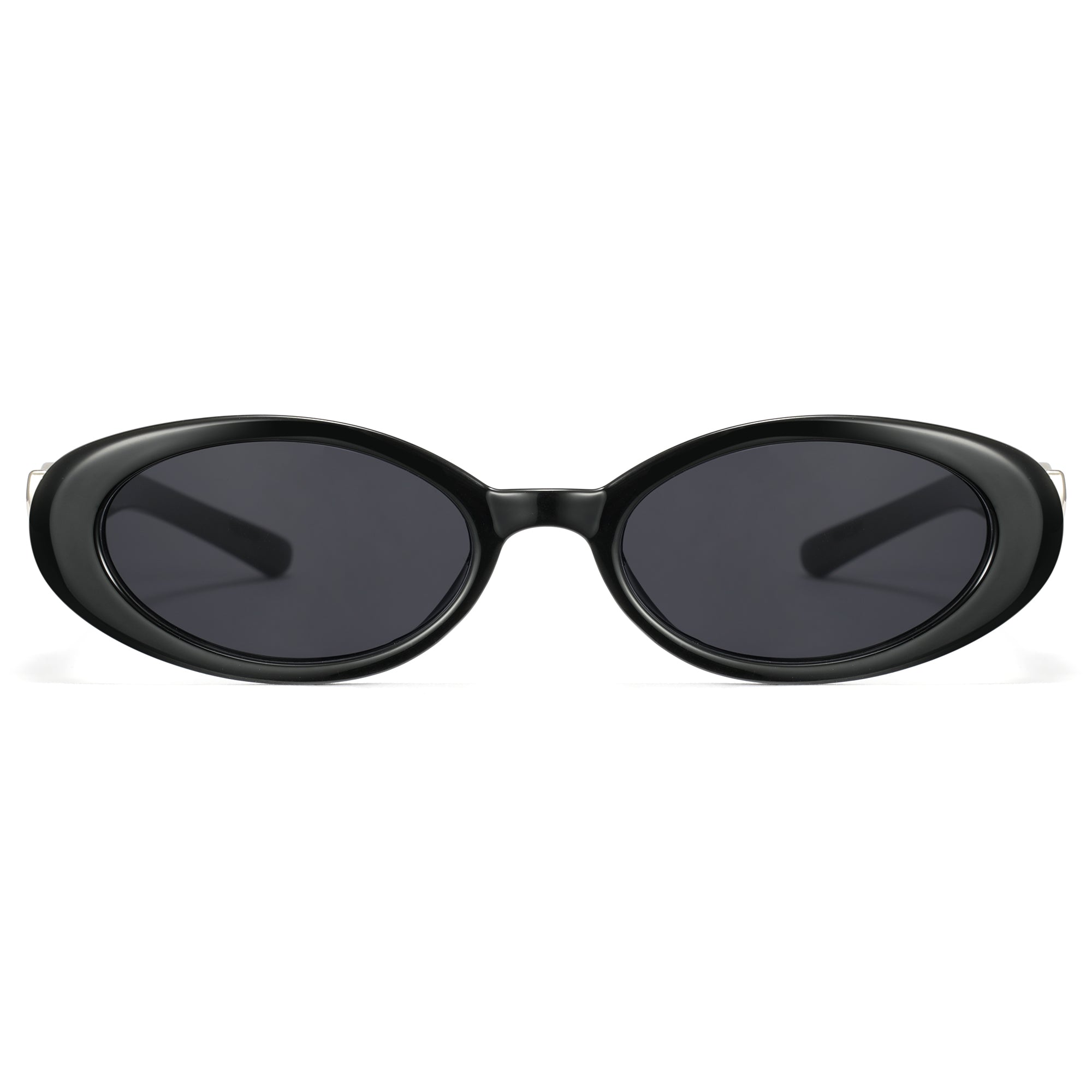 Retro Oval Cat Eye Sunglasses for Women Y2k Trendy Narrow Sunnies Designer SunGlasses 1234 Secondary image