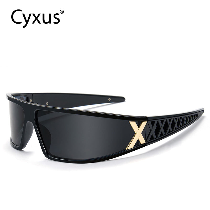 Y2K Headband Integrated Wraparound Non Polarized Sunglasses 1305