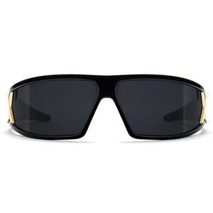 Y2K Headband Integrated Wraparound Non Polarized Sunglasses 1305