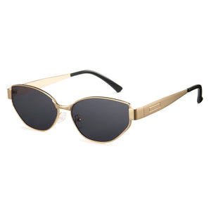 Cyxus Metal Cat Eye Non-Polarized Sunglasses 1327